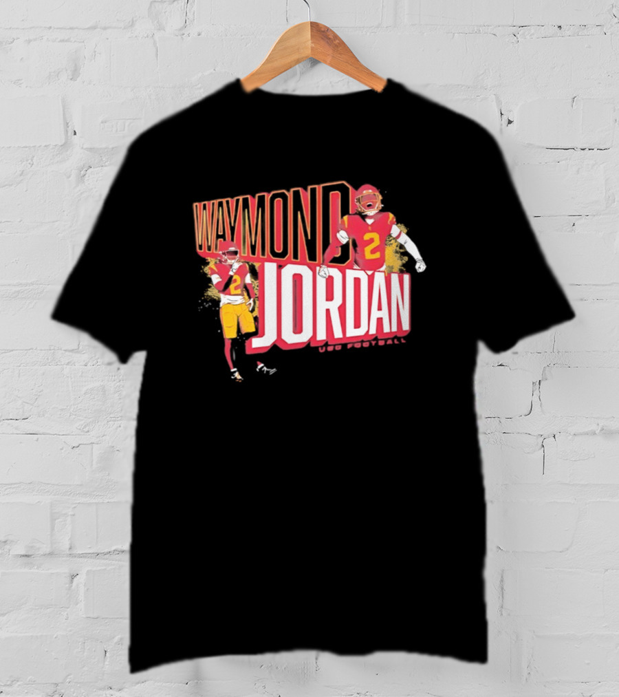 Waymond Jordan USC Trojans NCAA Football Number 2 T-Shirt