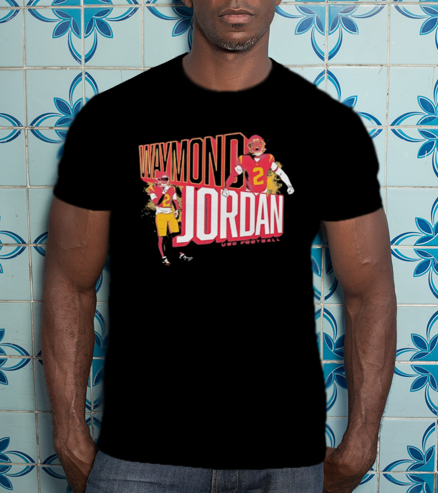Waymond Jordan USC Trojans NCAA Football Number 2 T-Shirt