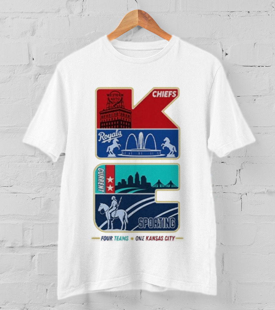 Chiefs Royals Current Sporting Kansas City Western Auto T-Shirt