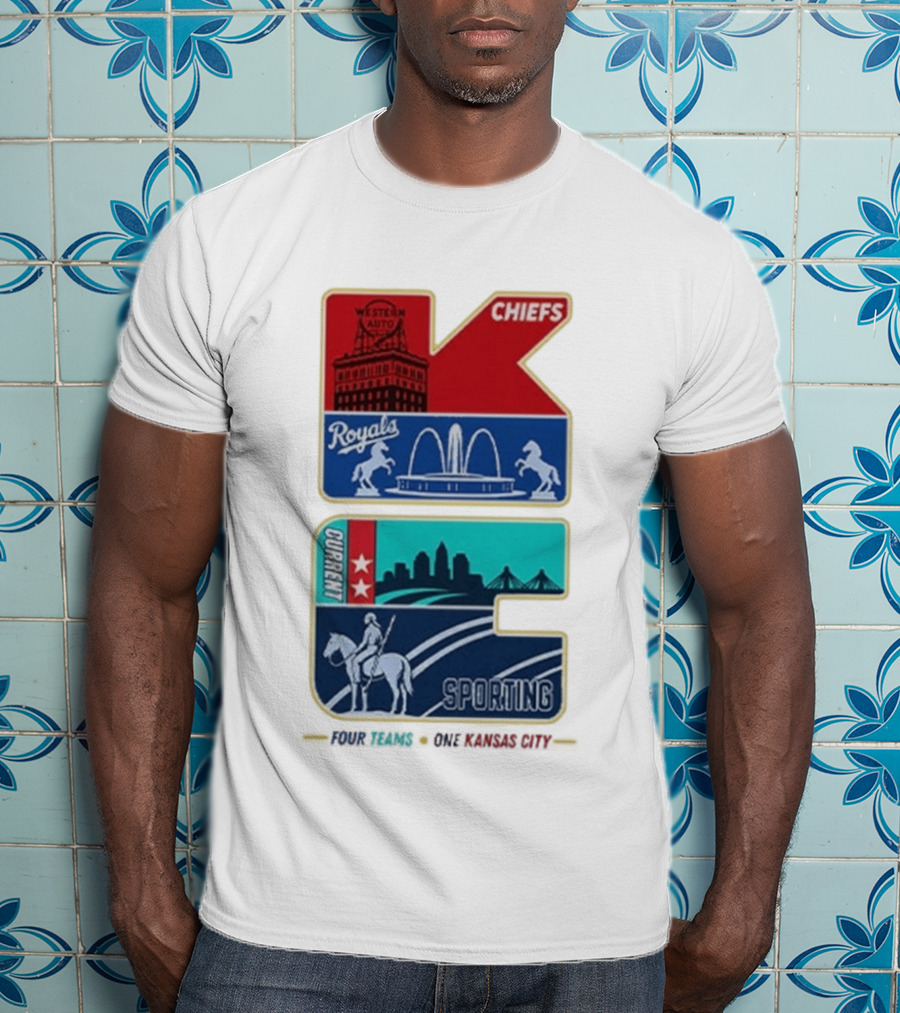 Chiefs Royals Current Sporting Kansas City Western Auto T-Shirt