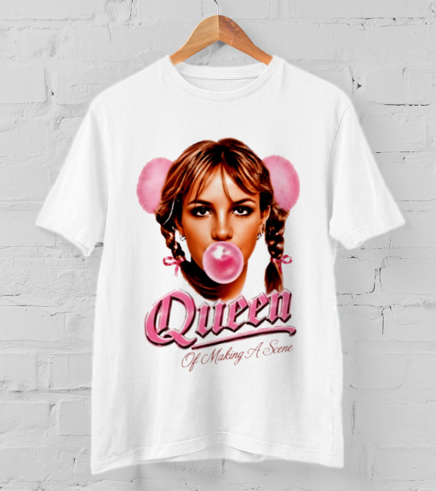 Britney Spears Queen Bubblegum Pop Princess Scene T-Shirt