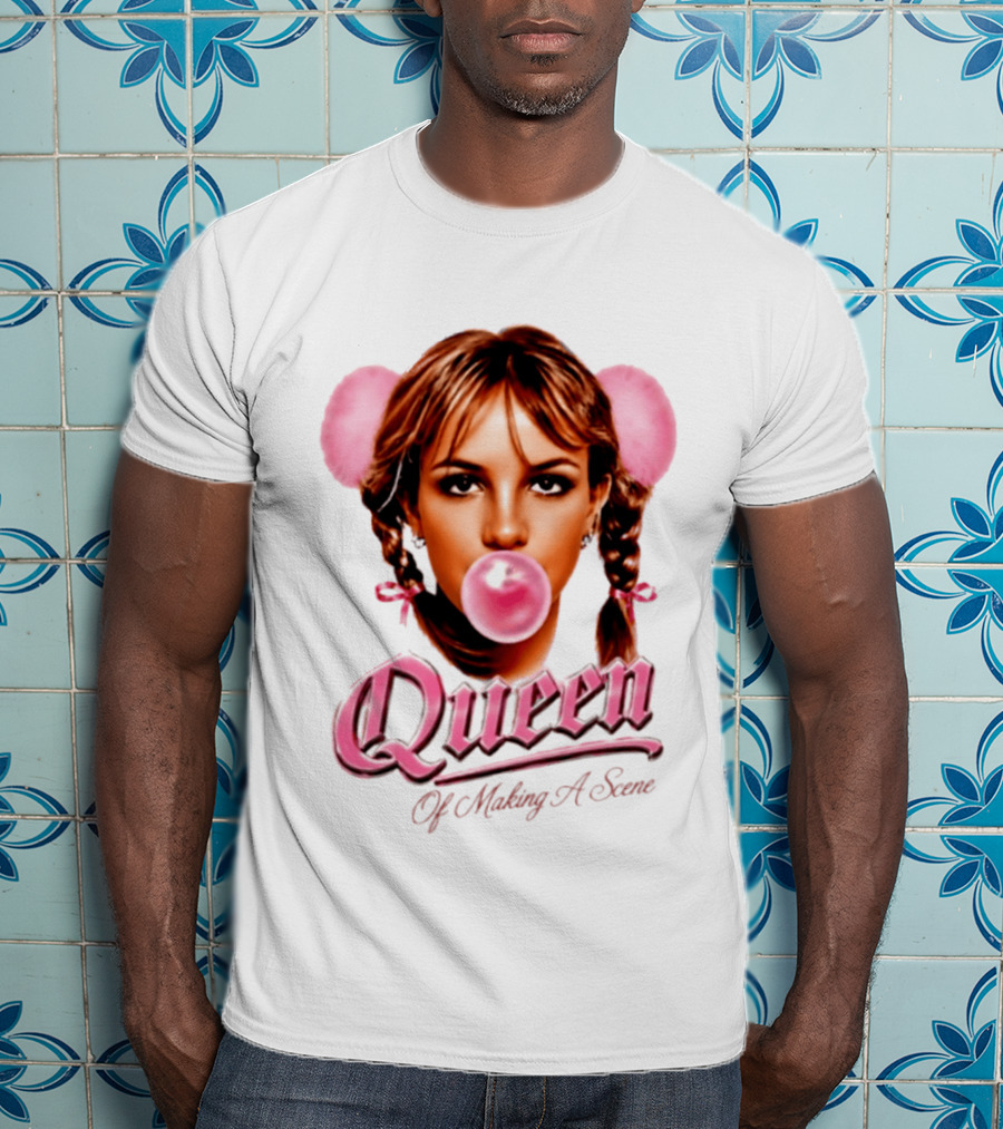 Britney Spears Queen Bubblegum Pop Princess Scene T-Shirt