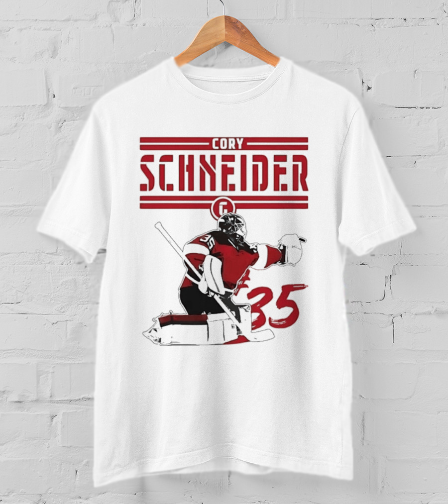 Cory Schneider New Jersey Devils Hockey Player 35 T-Shirt