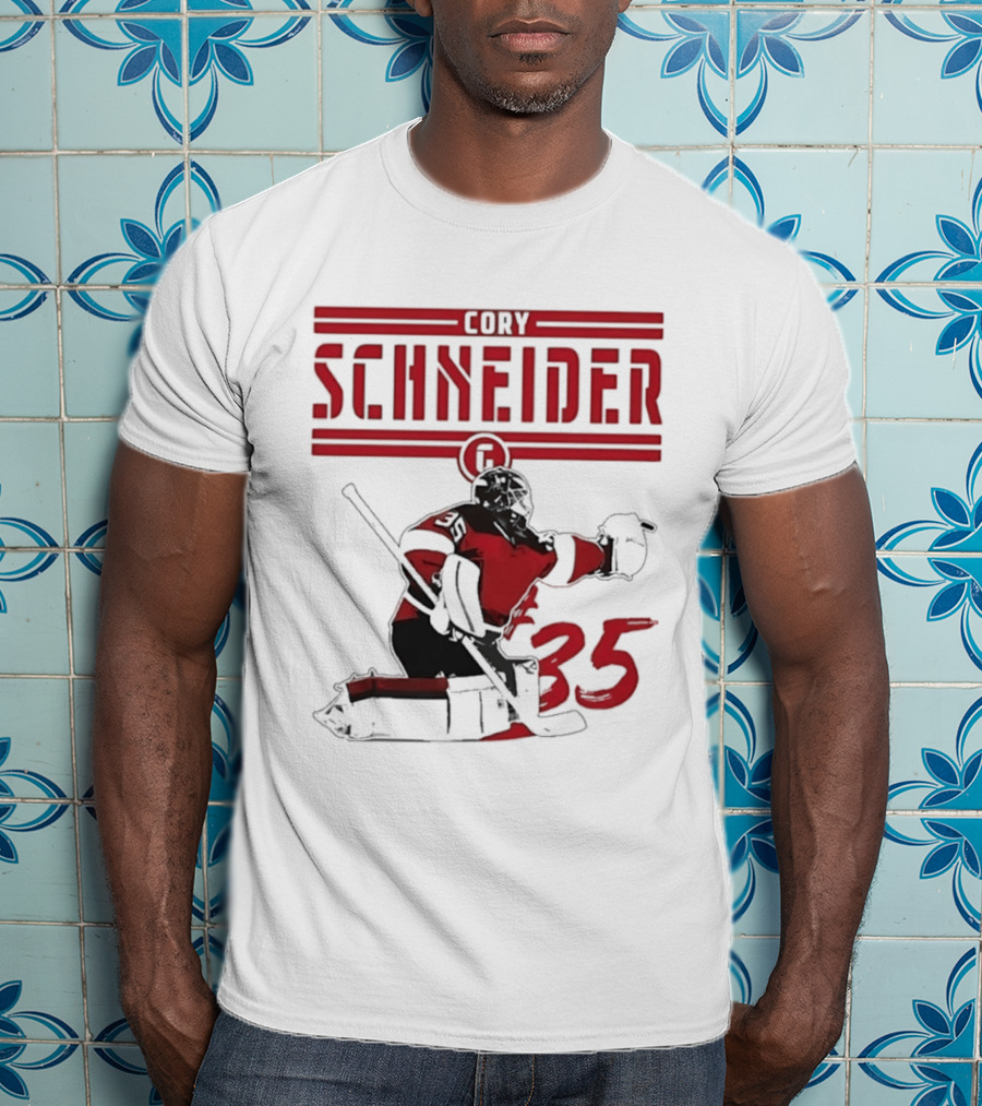 Cory Schneider New Jersey Devils Hockey Player 35 T-Shirt