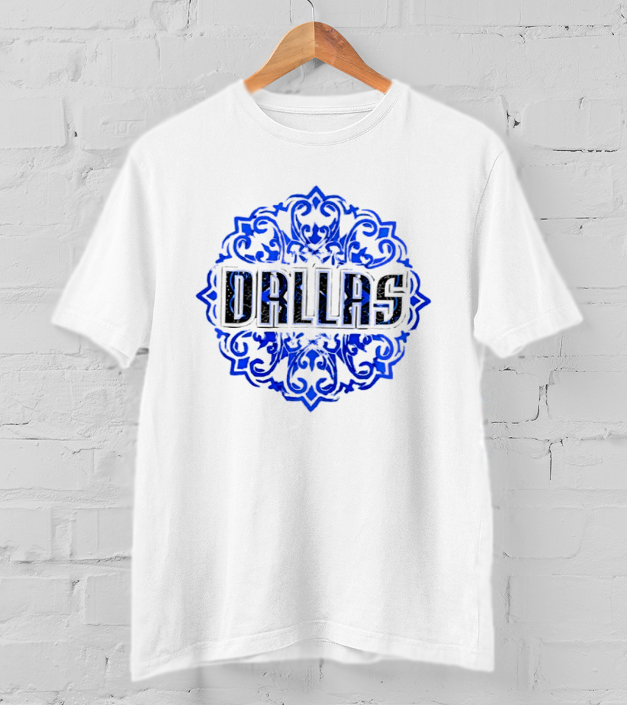 Dallas Mavericks 2026 South Asian Celebration Basketball Dual Sided ORLLAS Decor T-Shirt