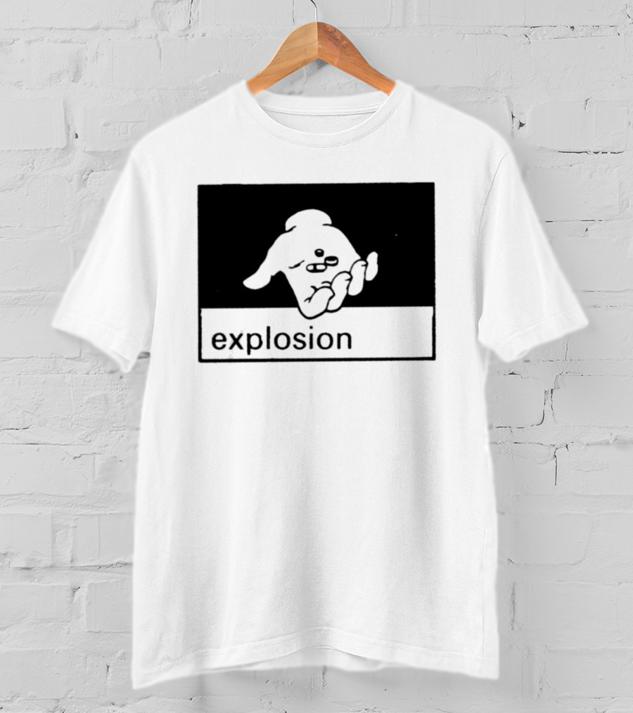 Explosion Hand Holding Pills Medication T-Shirt