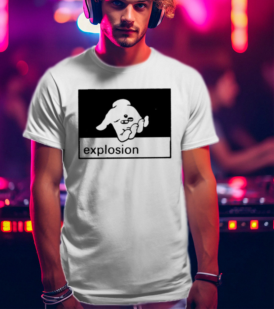 Explosion Hand Holding Pills Medication T-Shirt