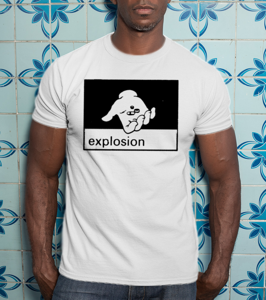 Explosion Hand Holding Pills Medication T-Shirt