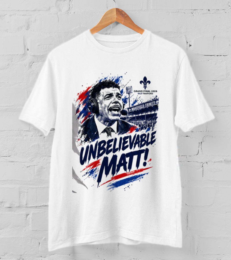 Grand Final 2026 Unbelievable Matt Fleur De Lis Stadium Announcer T-Shirt