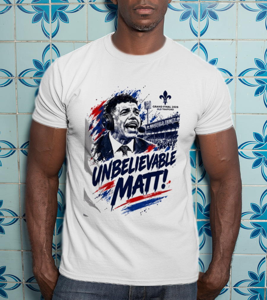 Grand Final 2026 Unbelievable Matt Fleur De Lis Stadium Announcer T-Shirt
