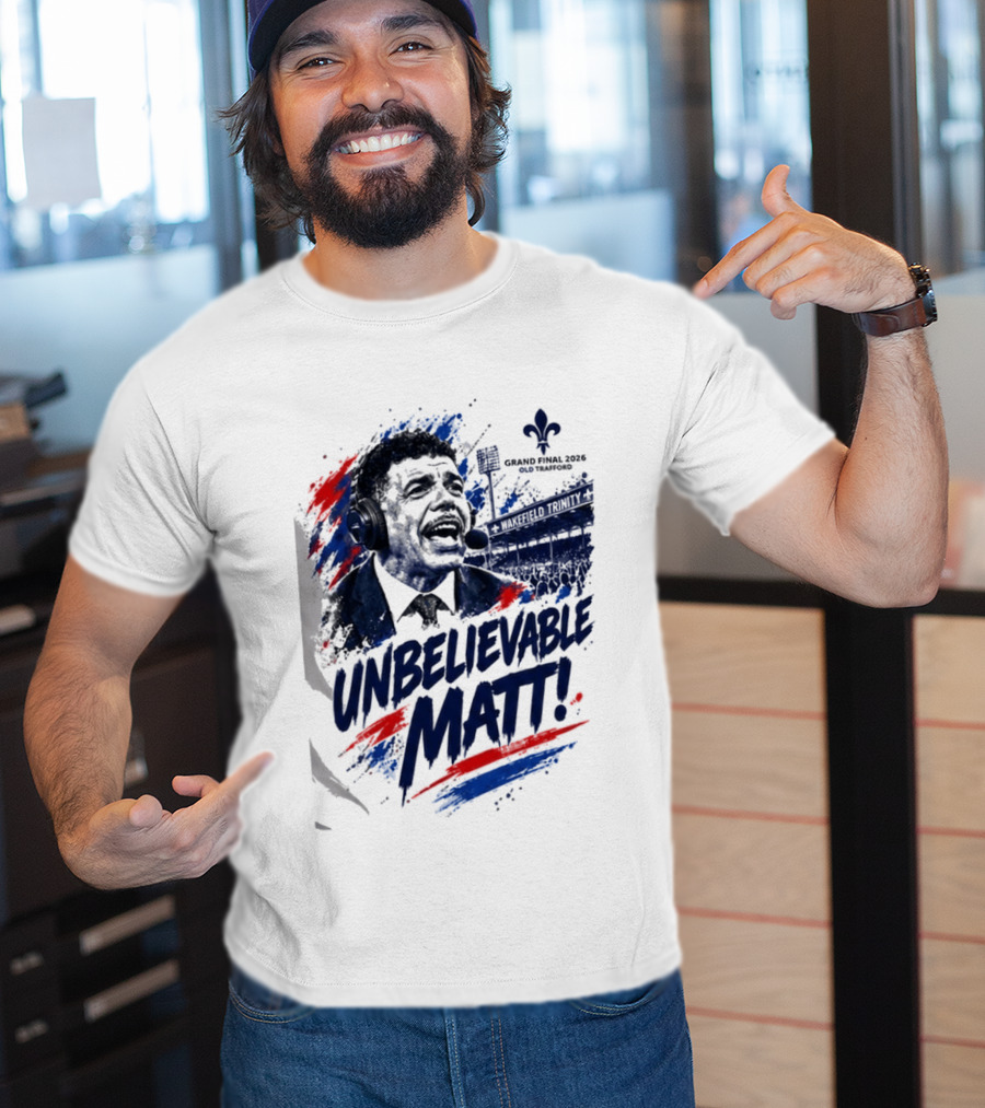 Grand Final 2026 Unbelievable Matt Fleur De Lis Stadium Announcer T-Shirt