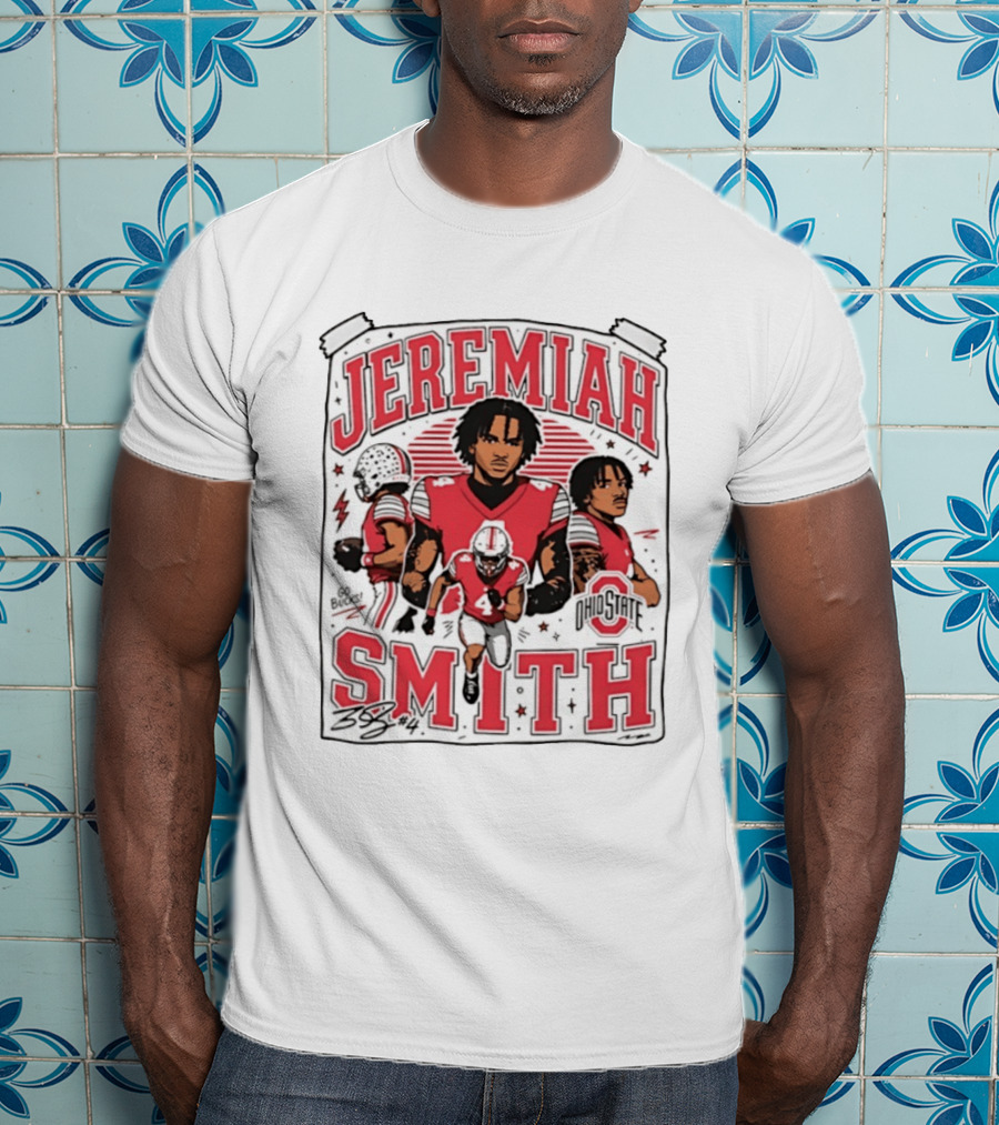 Jeremiah Smith Ohio State Buckeyes NCAA Football Vintage 90s T-Shirt