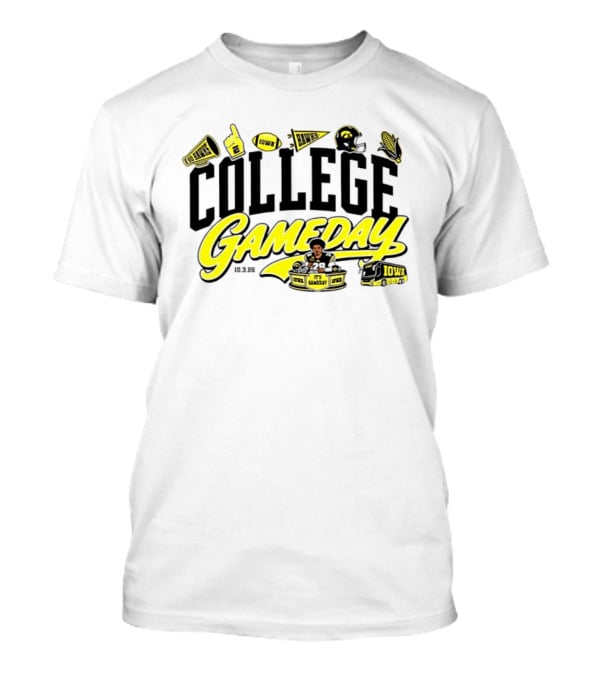 Kamari Moulton College Gameday Iowa Hawkeyes 2026 ESPN T-Shirt