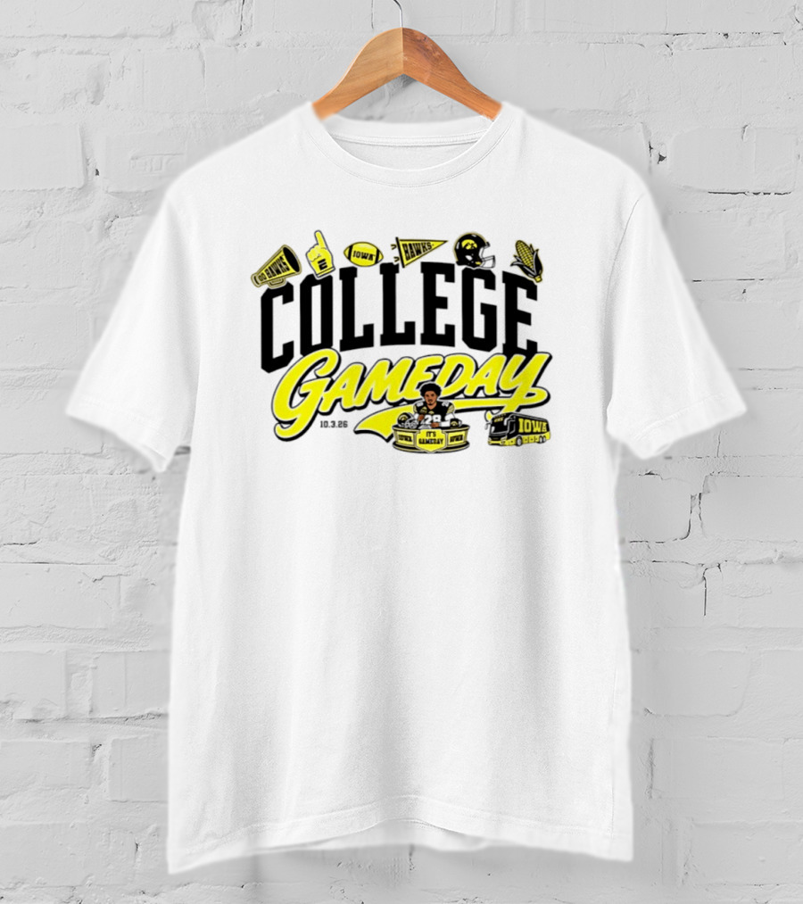 Kamari Moulton College Gameday Iowa Hawkeyes 2026 ESPN T-Shirt