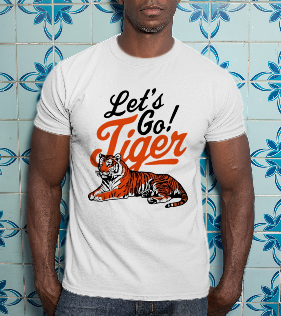 Let's Go Tiger Cincinnati Bengals Football Fan Gear T-Shirt