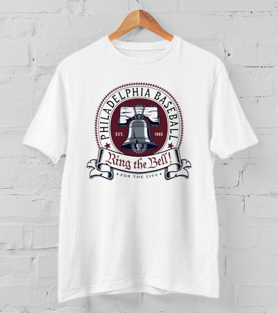 Philadelphia Baseball Ring The Bell For The City Liberty Bell T-Shirt
