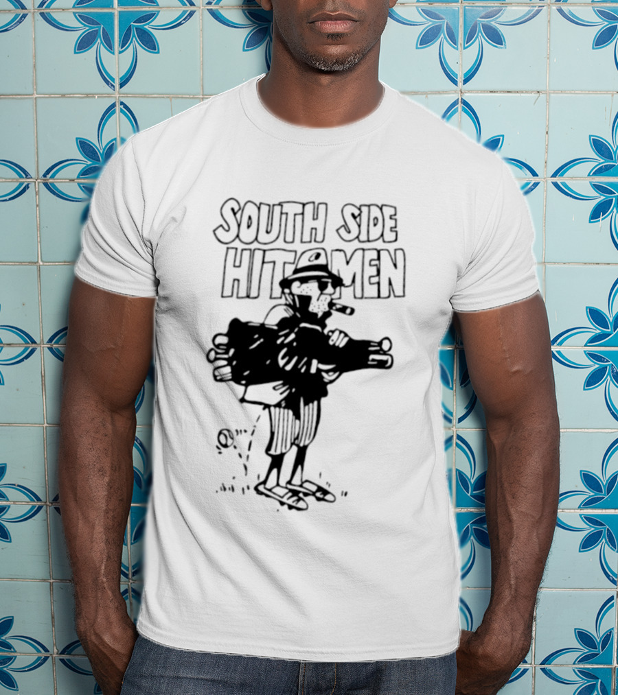 South Side Hit Men Chicago White Sox MLB Character With Bat T-Shirt