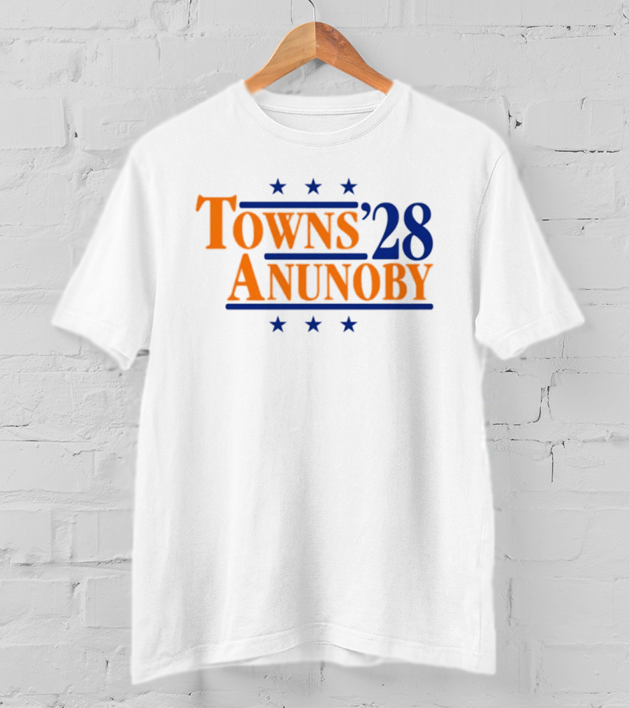 Towns Anunoby 28 New York Knicks Stars T-Shirt