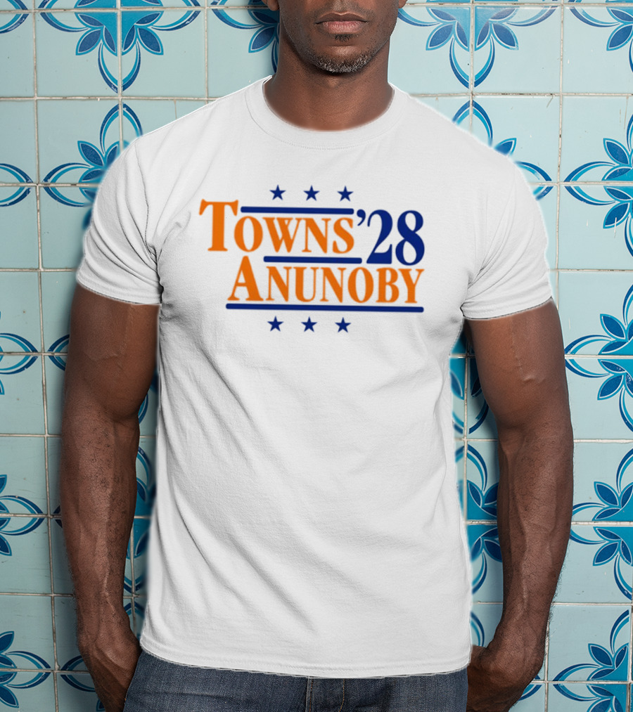 Towns Anunoby 28 New York Knicks Stars T-Shirt