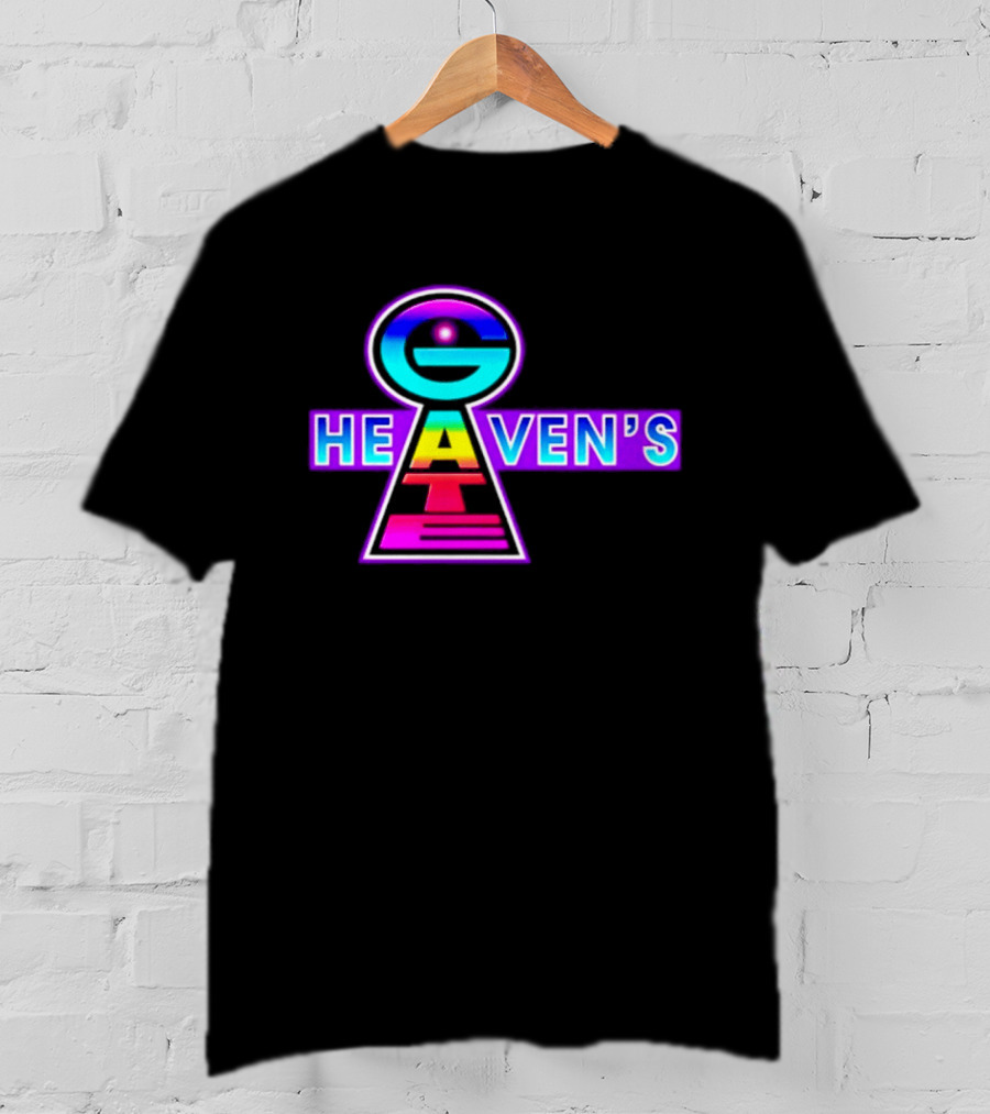 Heaven's Gate UFO 1997 New Religious Movement Keyhole T-Shirt