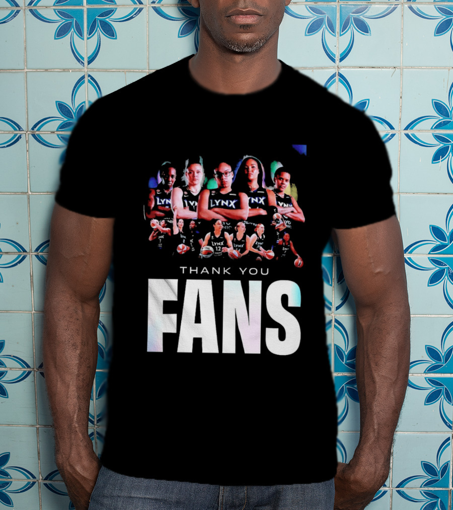 Minnesota Lynx WNBA Team Roster Thank You Fans T-Shirt