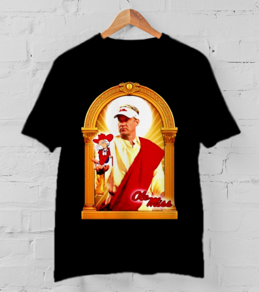 Lane Kiffin Ole Miss Colonel Reb Archway T-Shirt