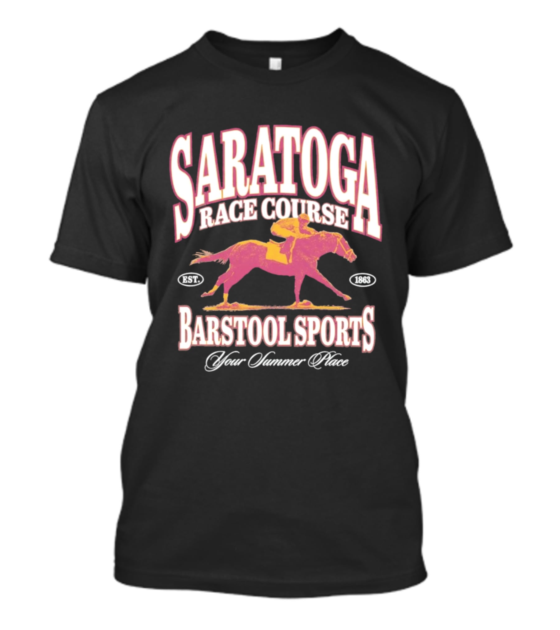 Saratoga Race Course Barstool Sports Your Summer Place T-Shirt