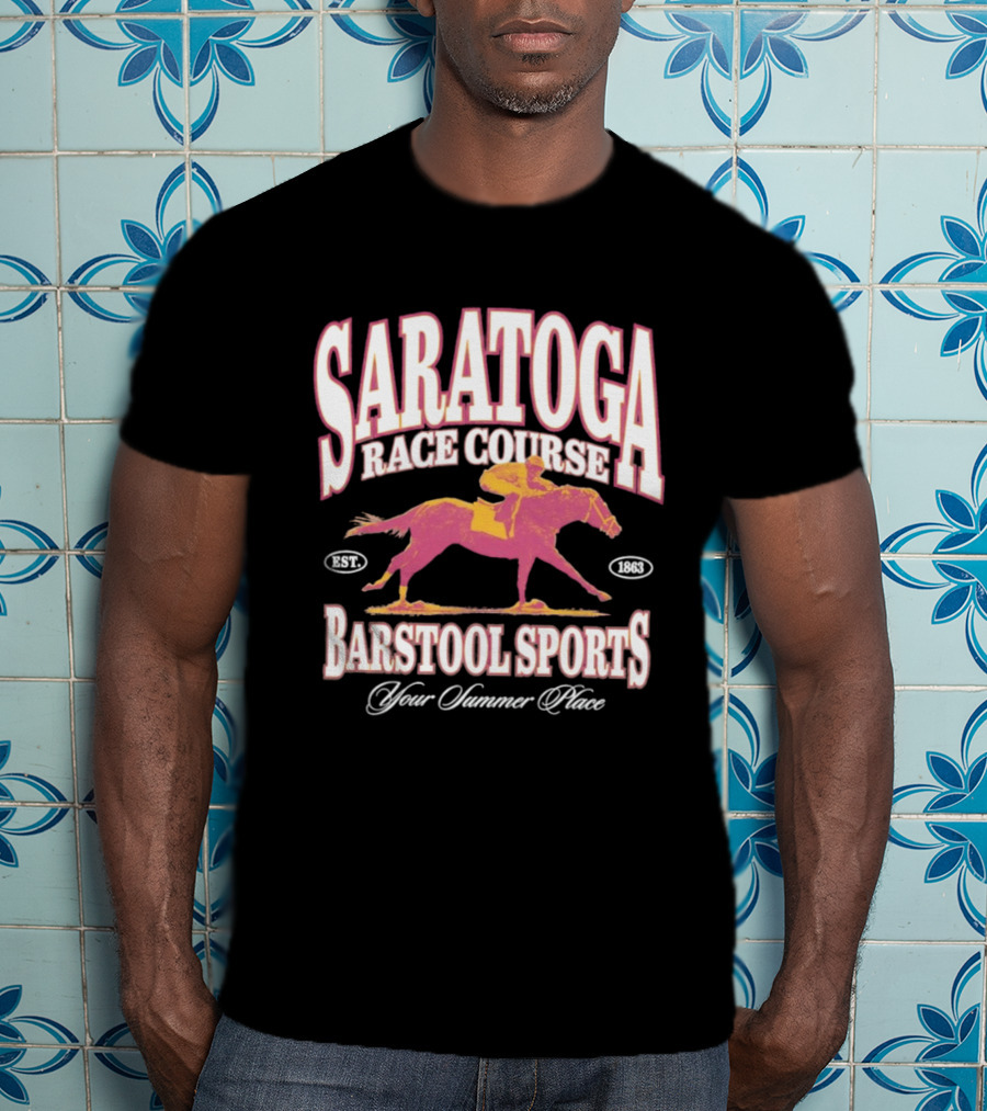 Saratoga Race Course Barstool Sports Your Summer Place T-Shirt