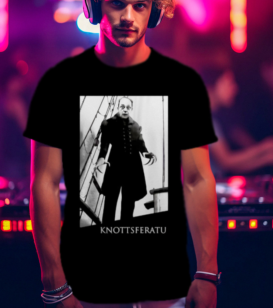 Don Knotts Knottsferatu Nosferatu Horror Comedy Mashup T-Shirt