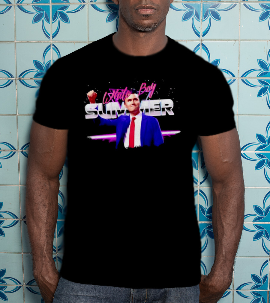 White Boy Summer Vibe Charlie Kirk Celebration T-Shirt