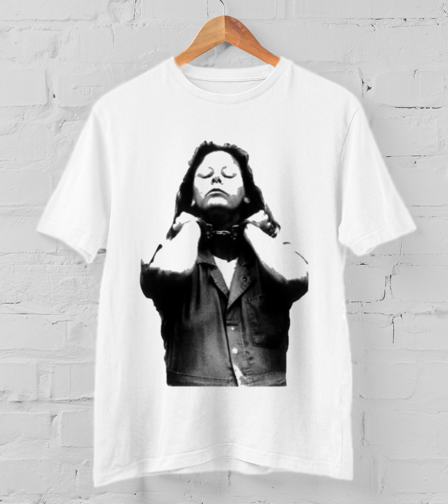 Aileen Wuornos Monochrome Shot Style Image T-Shirt