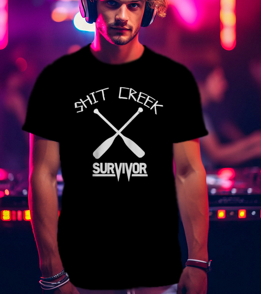 Shit Creek Survivor Paddles T-Shirt