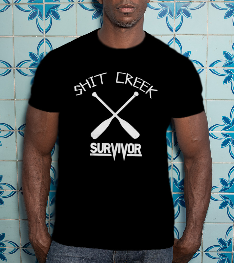 Shit Creek Survivor Paddles T-Shirt
