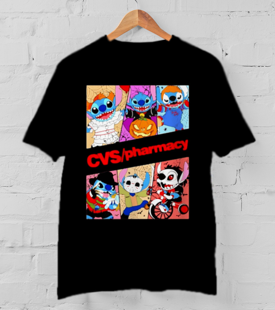Stitch Horror Halloween CVS Pharmacy 2026 Movie T-Shirt