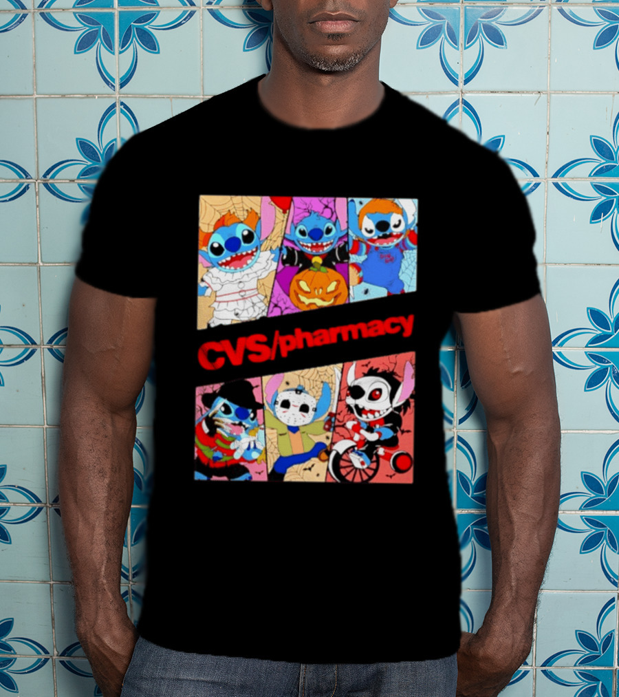 Stitch Horror Halloween CVS Pharmacy 2026 Movie T-Shirt