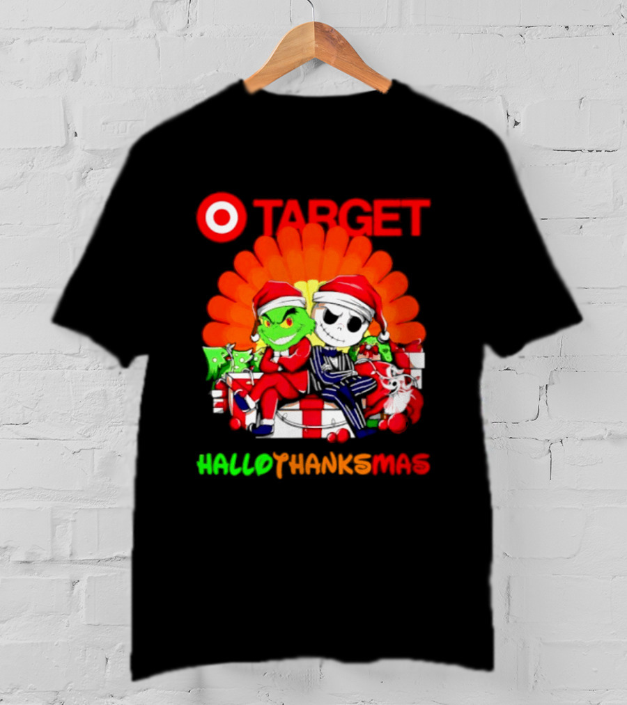 Target Grinch Jack Skellington Hallothanksmas 2026 T-Shirt