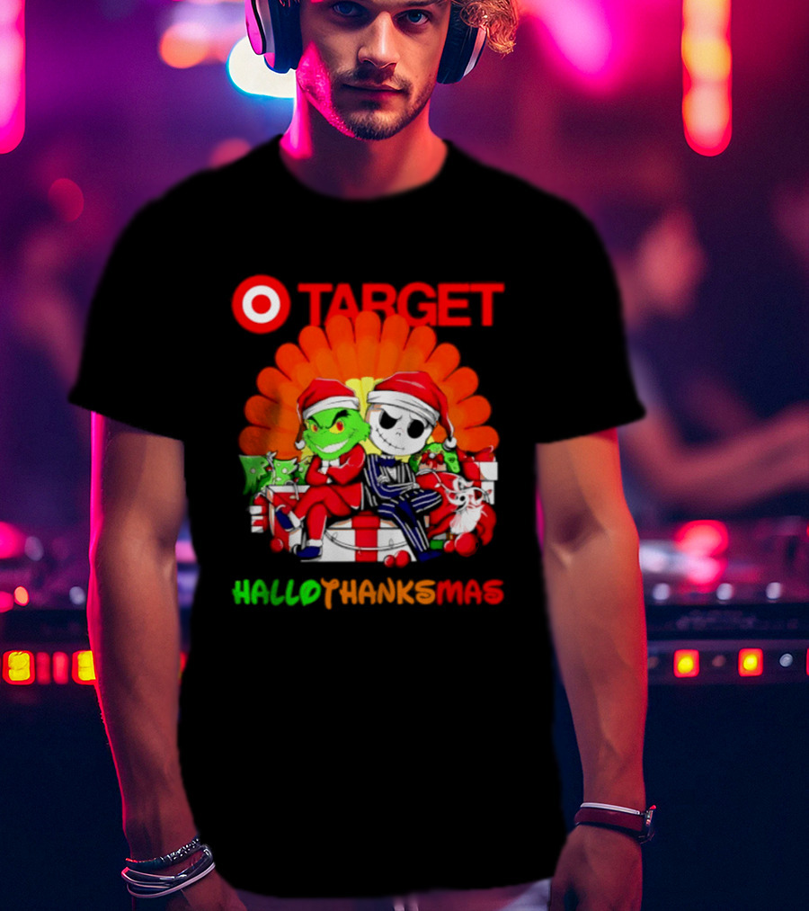 Target Grinch Jack Skellington Hallothanksmas 2026 T-Shirt