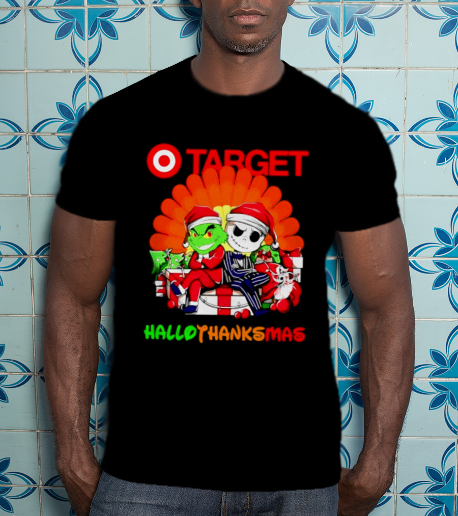 Target Grinch Jack Skellington Hallothanksmas 2026 T-Shirt