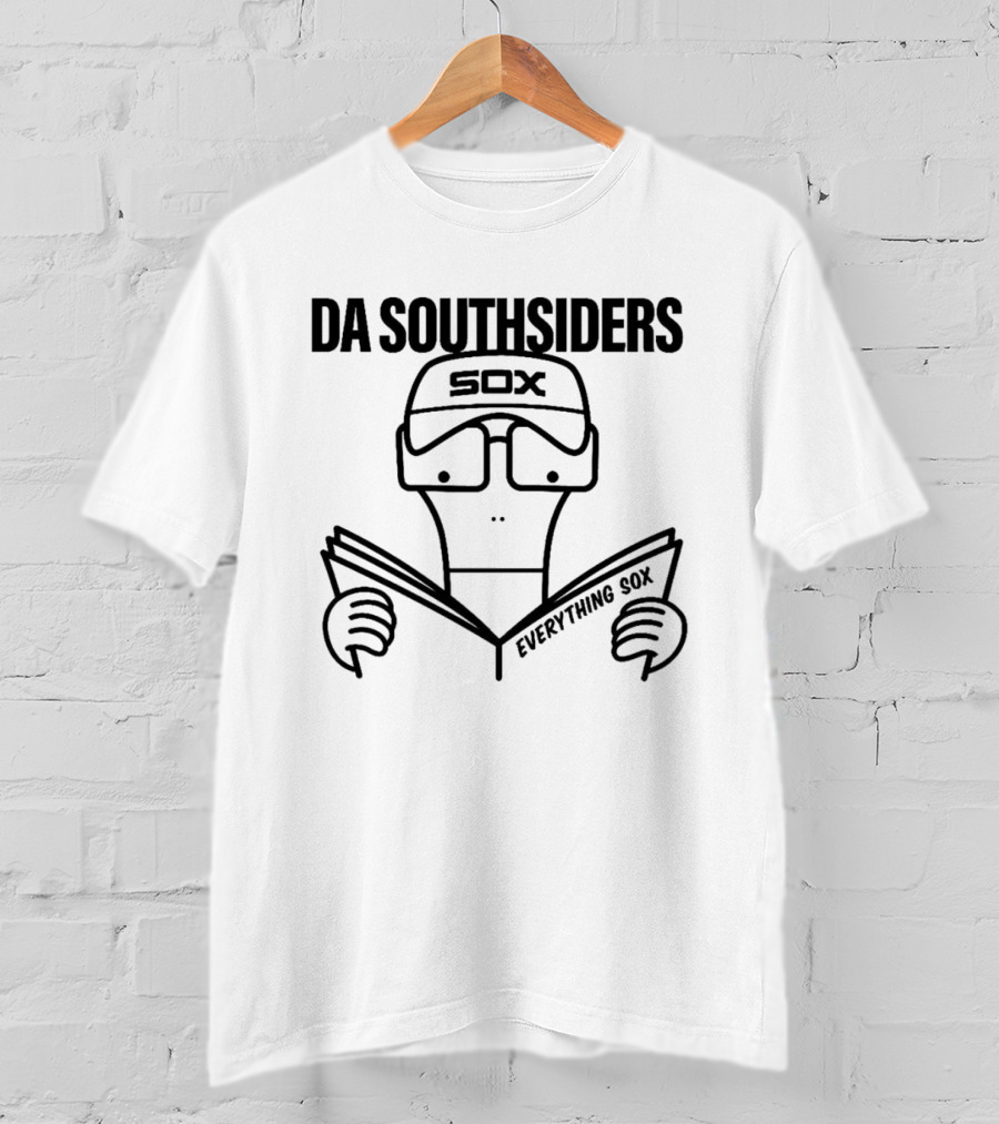 DA SOUTHSIDERS SOX EVERYTHING SOX Cartoon Reading T-Shirt