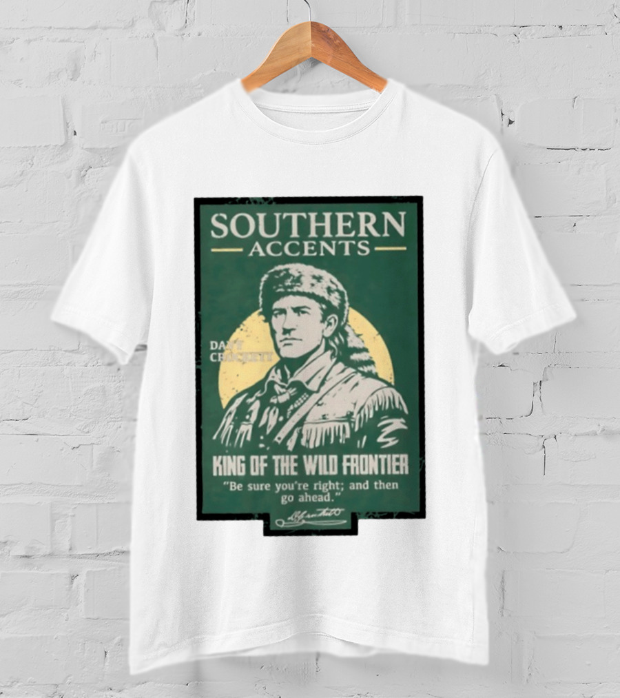 Southern Accents Davy Crockett King Of The Wild Frontier T-Shirt
