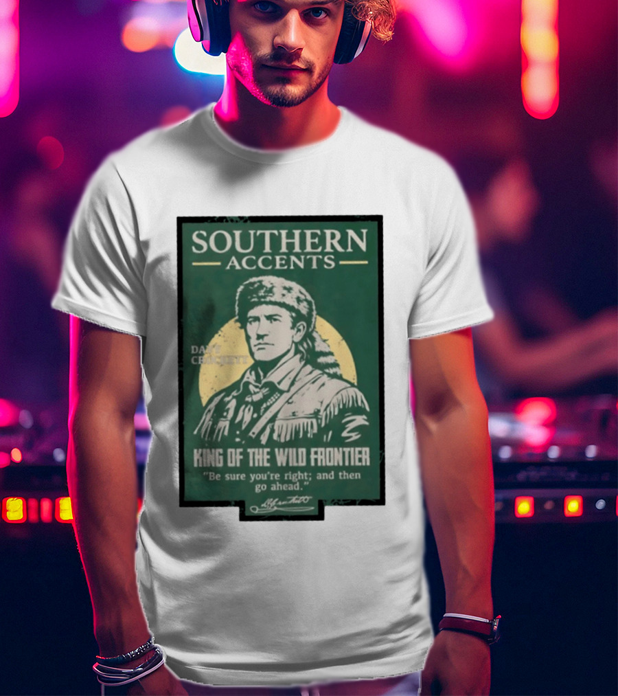 Southern Accents Davy Crockett King Of The Wild Frontier T-Shirt