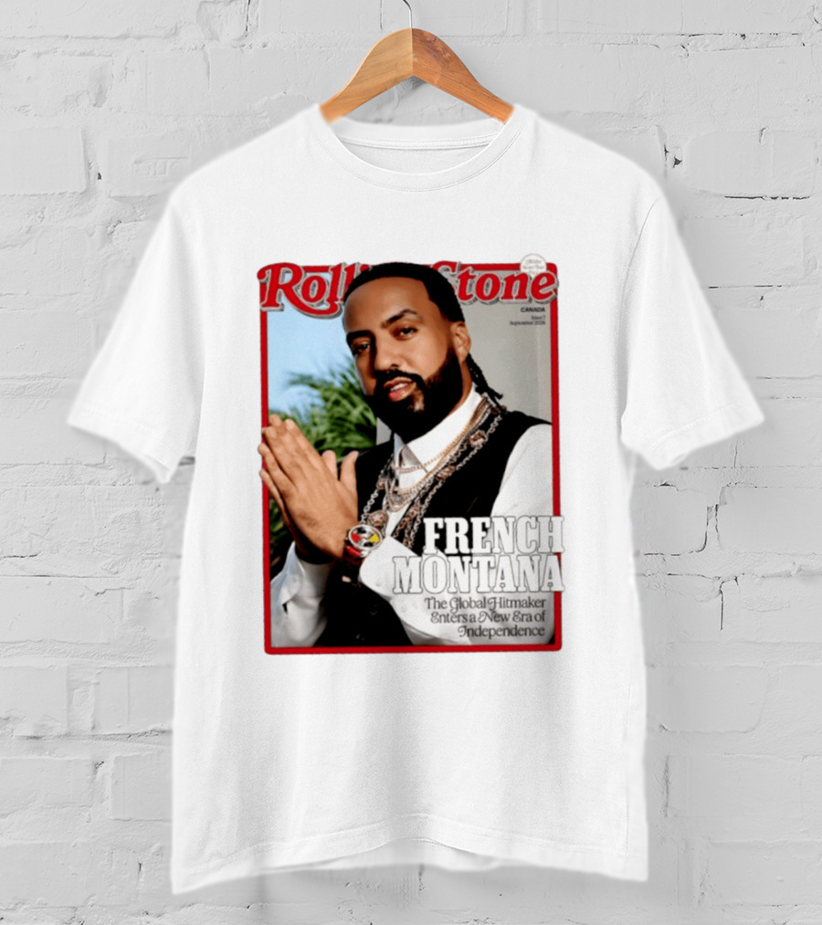 Rolling Stone Canada September 2026 French Montana Global Hitmaker New Era Of Independence T-Shirt