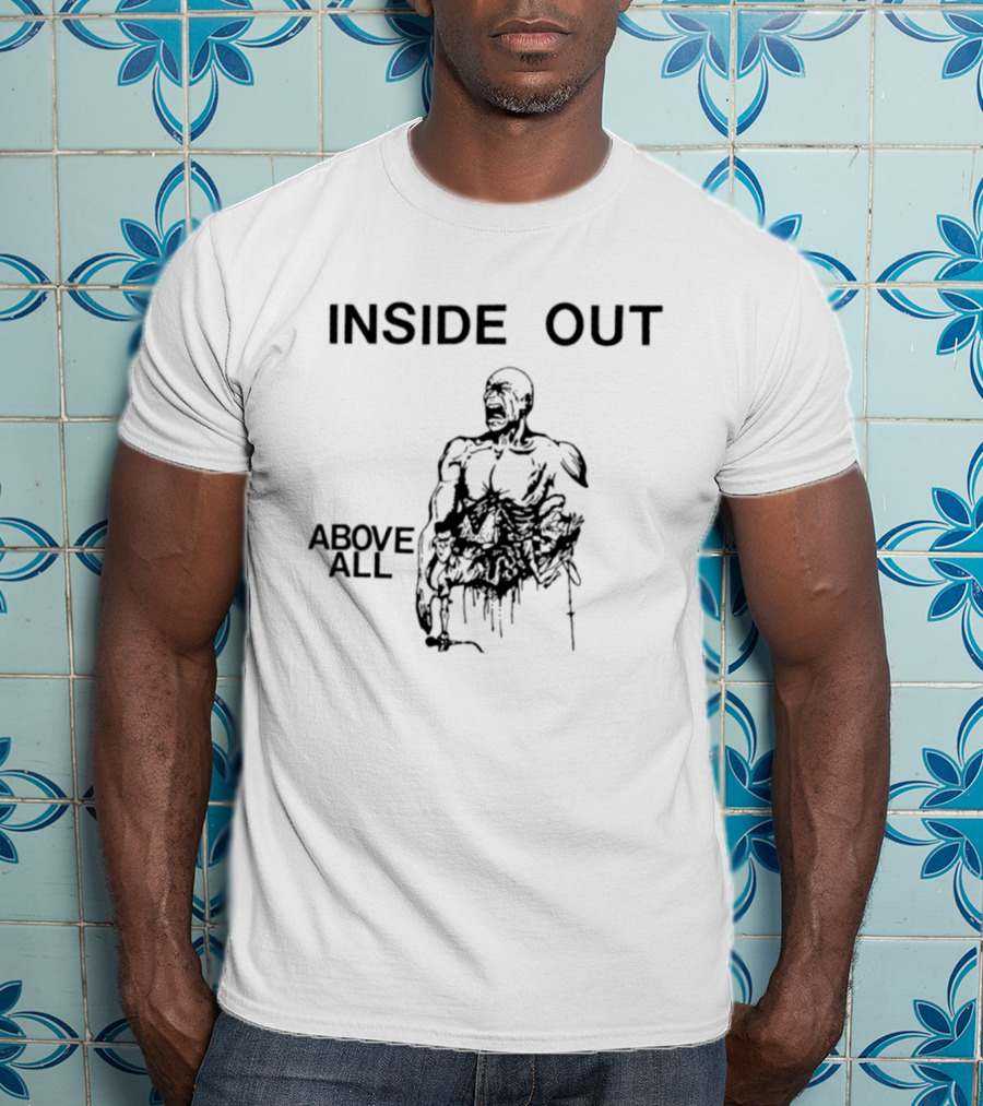 Inside Out Zack De La Rocha Above All Hardcore Punk T-Shirt