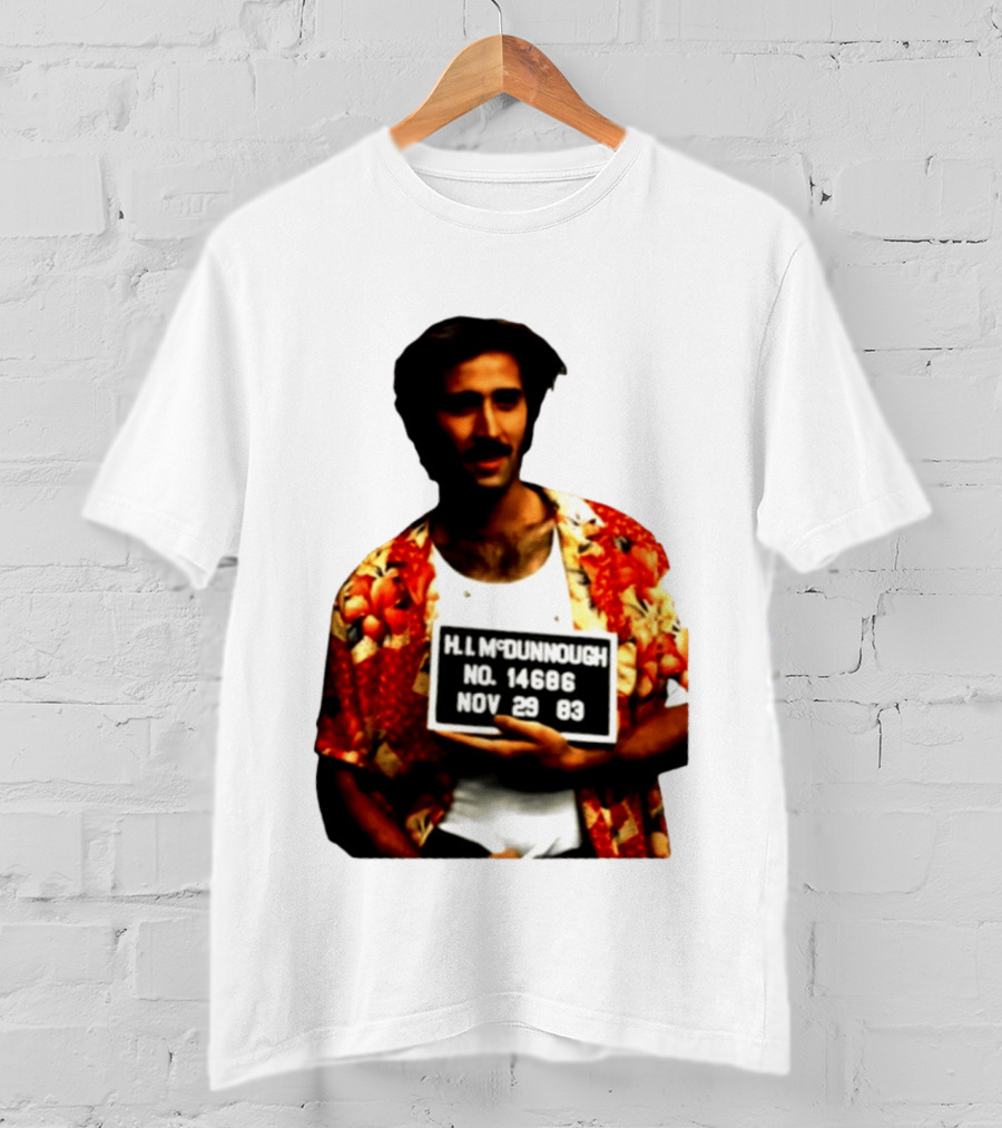 Nicolas Cage HI McDunnough Shot No. 14686 Raising Arizona November 29 83 T-Shirt