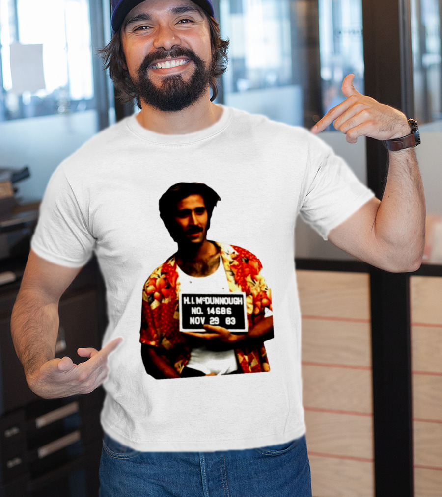 Nicolas Cage HI McDunnough Shot No. 14686 Raising Arizona November 29 83 T-Shirt