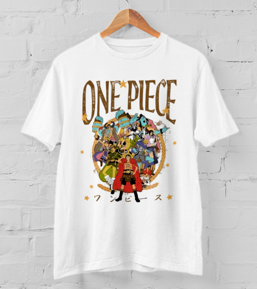 One Piece Elbaph Group Cartoon T-Shirt