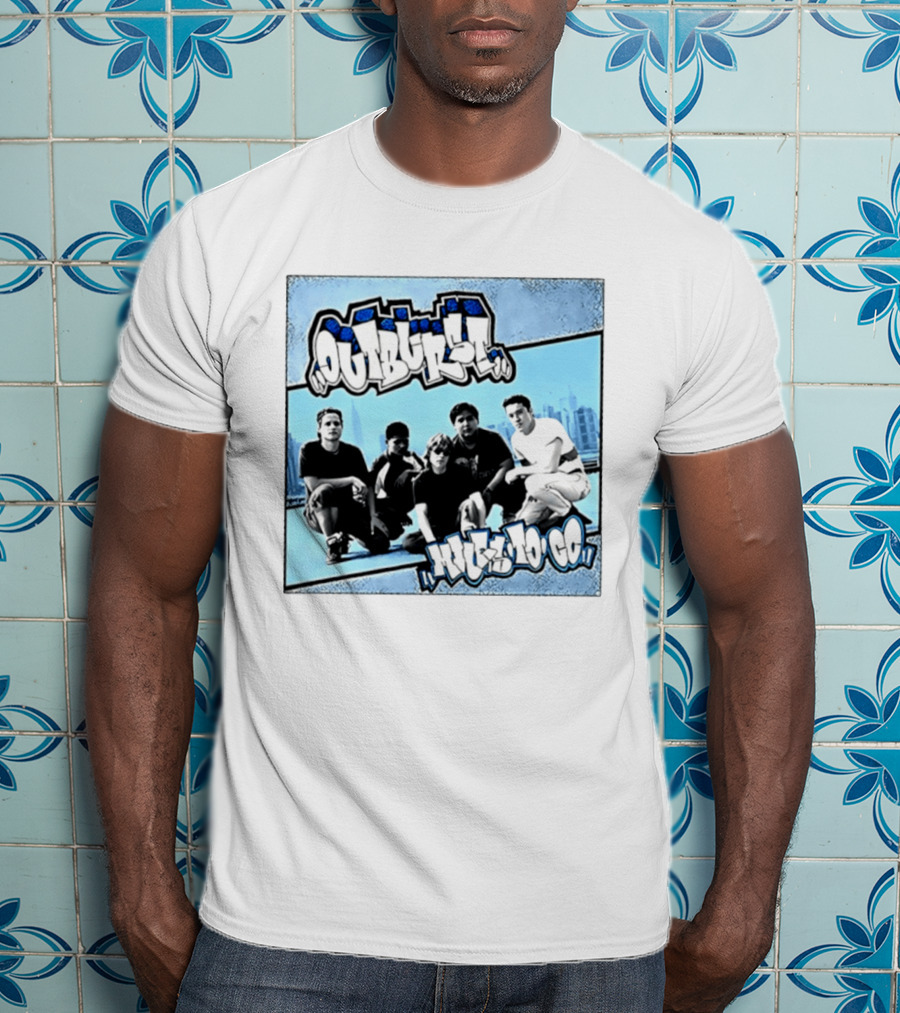 Outburst Miles To Go NYHC Skyline Band Photo T-Shirt