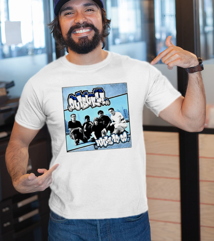 Outburst Miles To Go NYHC Skyline Band Photo T-Shirt