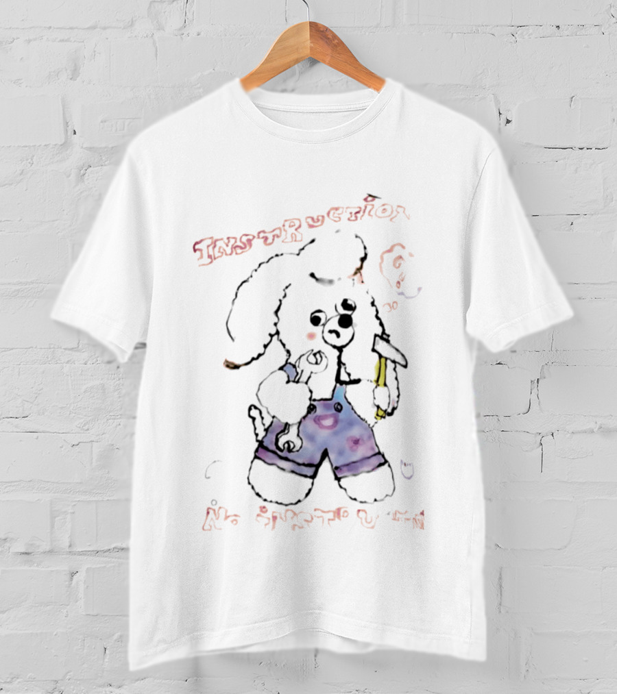Phil Lester Instruction No Instruction Dog Art Paint T-Shirt