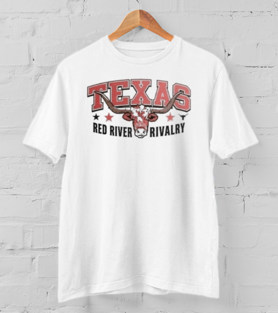 Texas Longhorns Red River Rivalry 2026 Custom Pullover T-Shirt